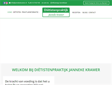 Tablet Screenshot of jannekekramer.nl
